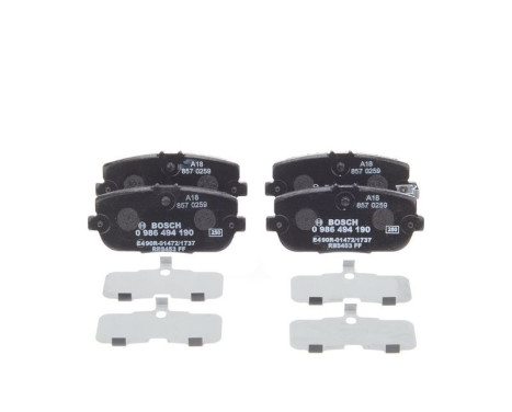 Brake Pad Set, disc brake BP1136 Bosch, Image 6