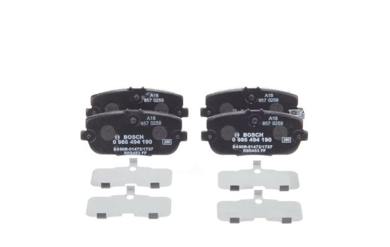 Brake Pad Set, disc brake BP1136 Bosch, Image 6