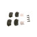 Brake Pad Set, disc brake BP1137 Bosch, Thumbnail 4