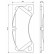 Brake Pad Set, disc brake BP1142 Bosch, Thumbnail 6
