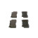 Brake Pad Set, disc brake BP1143 Bosch, Thumbnail 4