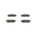 Brake Pad Set, disc brake BP1144 Bosch