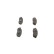 Brake Pad Set, disc brake BP1144 Bosch, Thumbnail 2