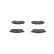 Brake Pad Set, disc brake BP1144 Bosch, Thumbnail 3