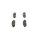 Brake Pad Set, disc brake BP1144 Bosch, Thumbnail 4