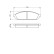 Brake Pad Set, disc brake BP1144 Bosch, Thumbnail 6