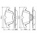 Brake Pad Set, disc brake BP1145 Bosch, Thumbnail 5