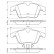 Brake Pad Set, disc brake BP1145 Bosch, Thumbnail 6