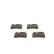 Brake Pad Set, disc brake BP1146 Bosch, Thumbnail 5
