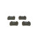 Brake Pad Set, disc brake BP1146 Bosch, Thumbnail 6