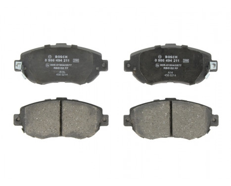 Brake Pad Set, disc brake BP1147 Bosch