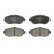 Brake Pad Set, disc brake BP1147 Bosch