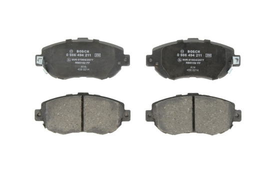 Brake Pad Set, disc brake BP1147 Bosch