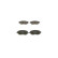 Brake Pad Set, disc brake BP1147 Bosch, Thumbnail 3