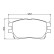 Brake Pad Set, disc brake BP1148 Bosch