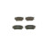 Brake Pad Set, disc brake BP1148 Bosch, Thumbnail 4