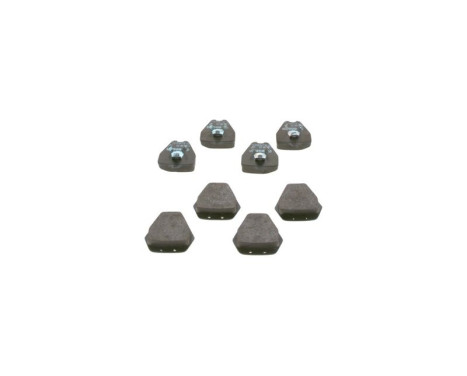 Brake Pad Set, disc brake BP1151 Bosch, Image 4