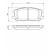 Brake Pad Set, disc brake BP1154 Bosch, Thumbnail 6