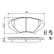 Brake Pad Set, disc brake BP1156 Bosch