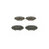 Brake Pad Set, disc brake BP1156 Bosch, Thumbnail 4