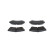 Brake Pad Set, disc brake BP1157 Bosch, Thumbnail 4