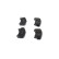 Brake Pad Set, disc brake BP1157 Bosch, Thumbnail 5