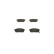 Brake Pad Set, disc brake BP1158 Bosch, Thumbnail 2