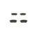 Brake Pad Set, disc brake BP1158 Bosch, Thumbnail 4