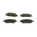 Brake Pad Set, disc brake BP1162 Bosch