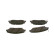 Brake Pad Set, disc brake BP1162 Bosch, Thumbnail 3