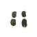 Brake Pad Set, disc brake BP1162 Bosch, Thumbnail 4