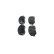 Brake Pad Set, disc brake BP1162 Bosch, Thumbnail 3