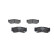 Brake Pad Set, disc brake BP1165 Bosch