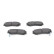 Brake Pad Set, disc brake BP1165 Bosch, Thumbnail 5