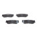 Brake Pad Set, disc brake BP1165 Bosch, Thumbnail 6