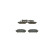 Brake Pad Set, disc brake BP1167 Bosch, Thumbnail 5