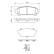 Brake Pad Set, disc brake BP1167 Bosch, Thumbnail 3