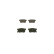 Brake Pad Set, disc brake BP1168 Bosch, Thumbnail 4