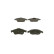 Brake Pad Set, disc brake BP1170 Bosch, Thumbnail 6