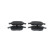 Brake Pad Set, disc brake BP1170 Bosch, Thumbnail 4