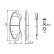 Brake Pad Set, disc brake BP1171 Bosch, Thumbnail 7