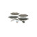 Brake Pad Set, disc brake BP1171 Bosch, Thumbnail 4