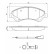 Brake Pad Set, disc brake BP1171 Bosch, Thumbnail 8