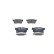 Brake Pad Set, disc brake BP1172 Bosch