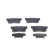 Brake Pad Set, disc brake BP1172 Bosch, Thumbnail 6