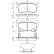Brake Pad Set, disc brake BP1172 Bosch, Thumbnail 6