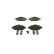Brake Pad Set, disc brake BP1173 Bosch, Thumbnail 4