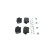 Brake Pad Set, disc brake BP1174 Bosch, Thumbnail 3