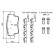 Brake Pad Set, disc brake BP1174 Bosch, Thumbnail 5