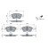 Brake Pad Set, disc brake BP1175 Bosch, Thumbnail 7